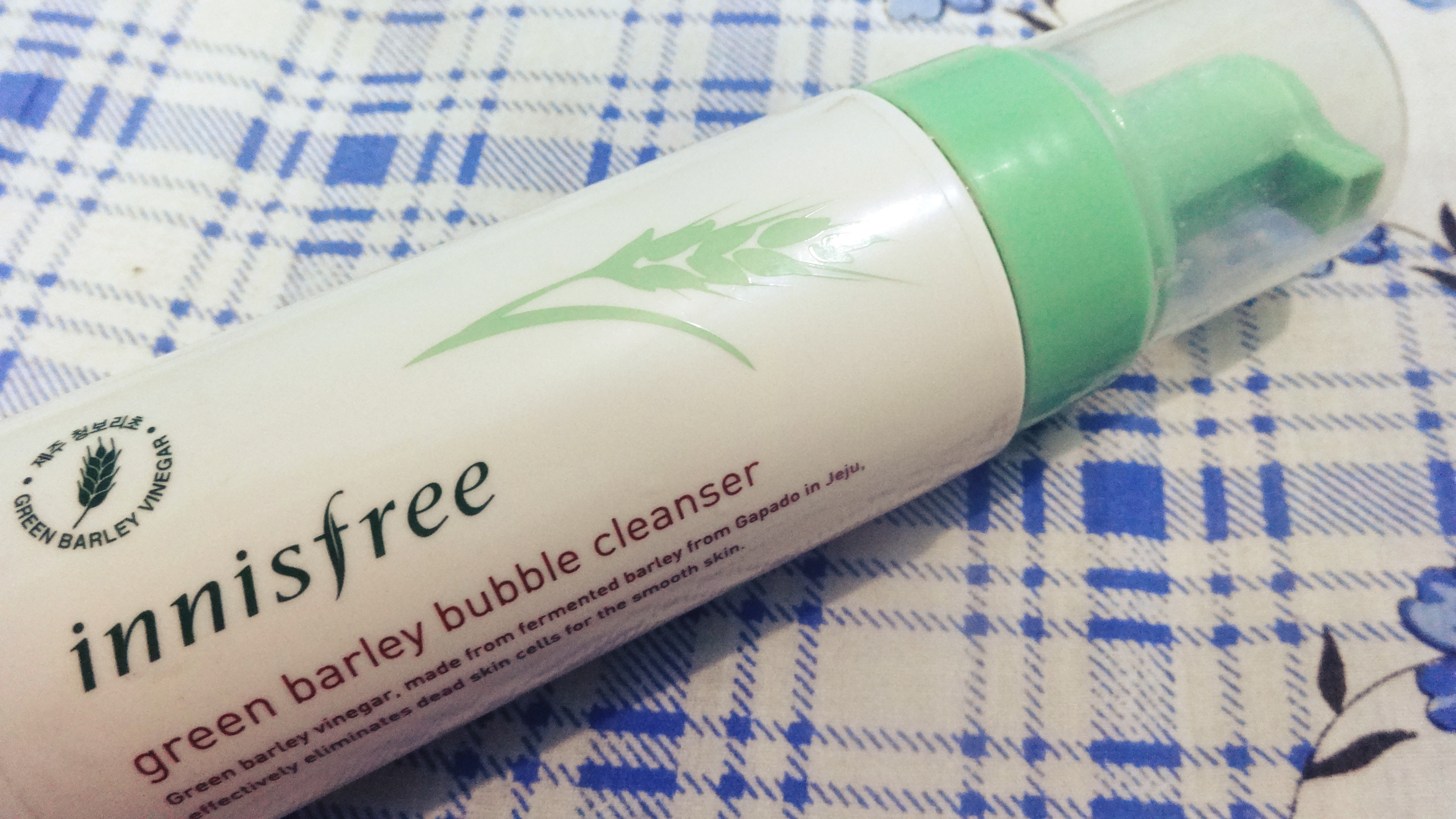 green barley bubble cleanser review