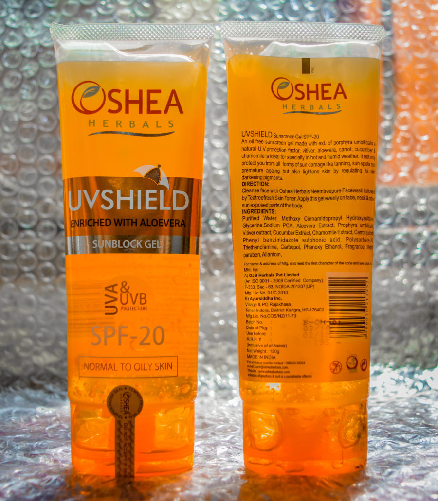 oshea herbals sunscreen spf 30 review