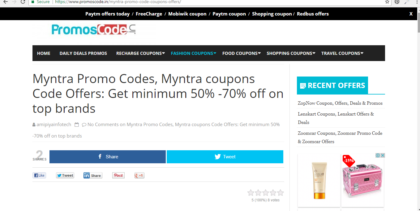 myntra coupons for bags