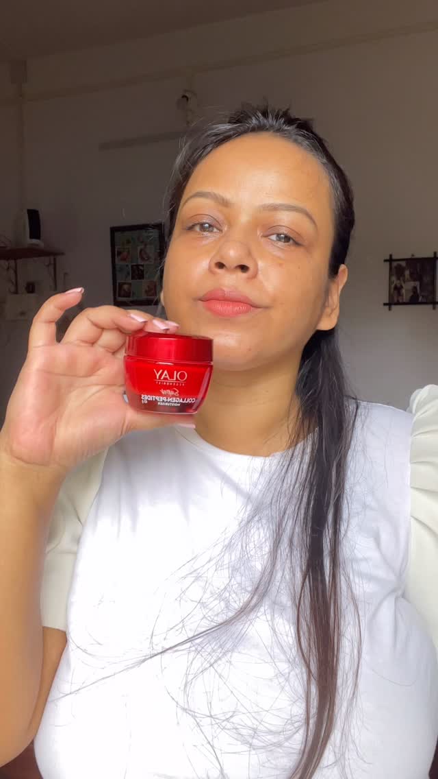 One decision that changed my skin game 💜 Started simple with the serum and it worked. Followed it up with the collagen moisturiser and loved the bounce. Currently obsessed with this routine 🫡
 
 OLAY20 = 20% off on Amazon… you’ll thank yourself later 😋
 
 #OlayIndia #SeriousSkincareOn #ad #skincareroutine #skincarethatworks 
 
 Play Mode Off, Serious Skincare On.