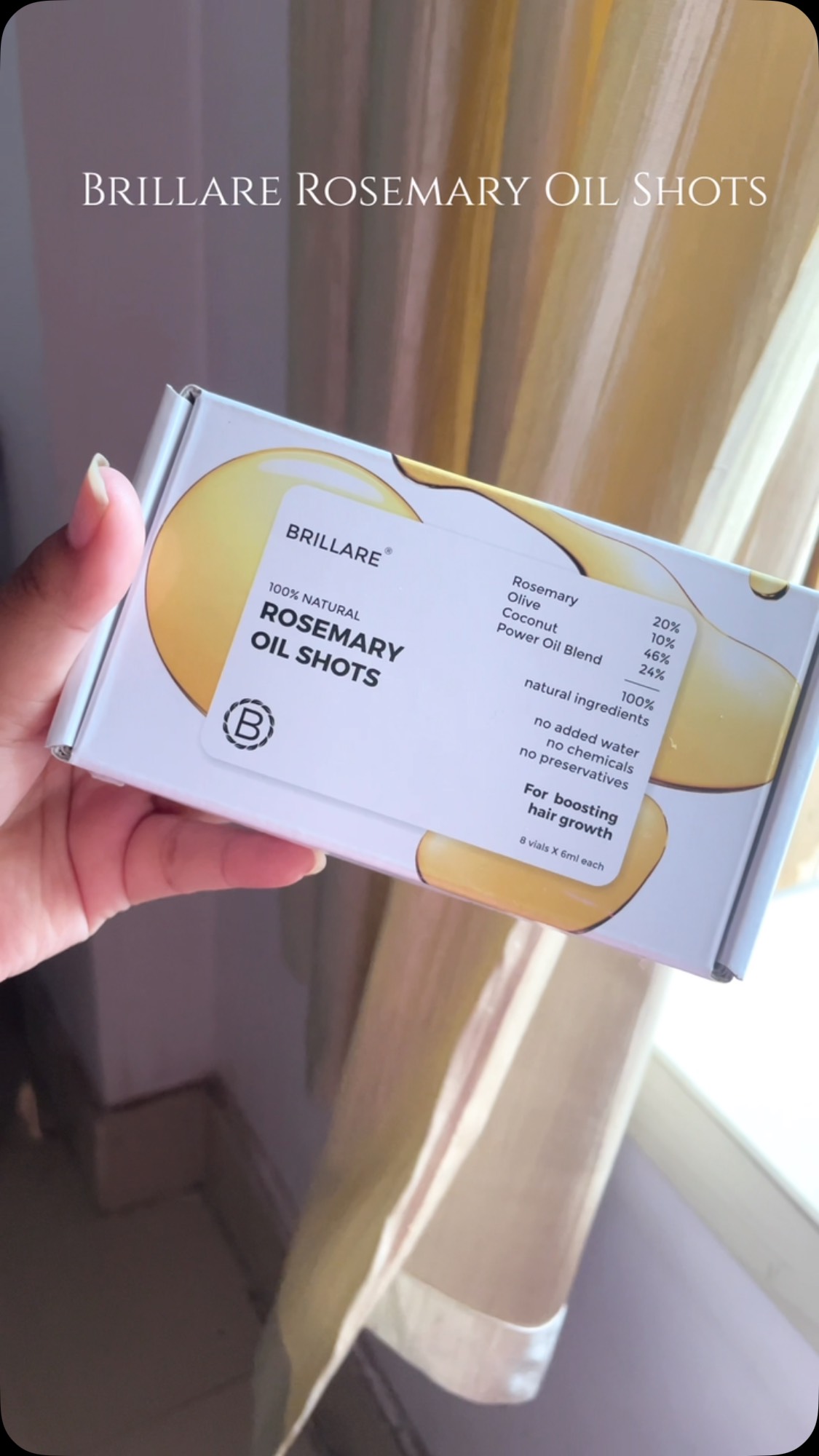 Postpartum hair fall can really make you rethink your entire haircare routine. 🥲

For me, rosemary became one of those ingredients I wanted to add consistently, and @brillareprofessional Rosemary Oil Shots* made that really simple.

They’re powered by *20% plant-based rosemary active*, with a 100% natural formulation enriched with rosemary, coconut oil, olive oil & castor oil. 🌿

I also love the single-use vial format because it gives you the *right dose without the guesswork*, while every ingredient and its concentration is listed upfront.

And the best part? *Clinically proven, not just promised — with visible results in just 4 weeks.* ✨

Want to try it? *Comment down for the link and use code SHOTSONUS for 10% off!*

#Brillare #BrillareOilShots #HairFallControl #HairCareRoutine #CompareKarkeDekhLo