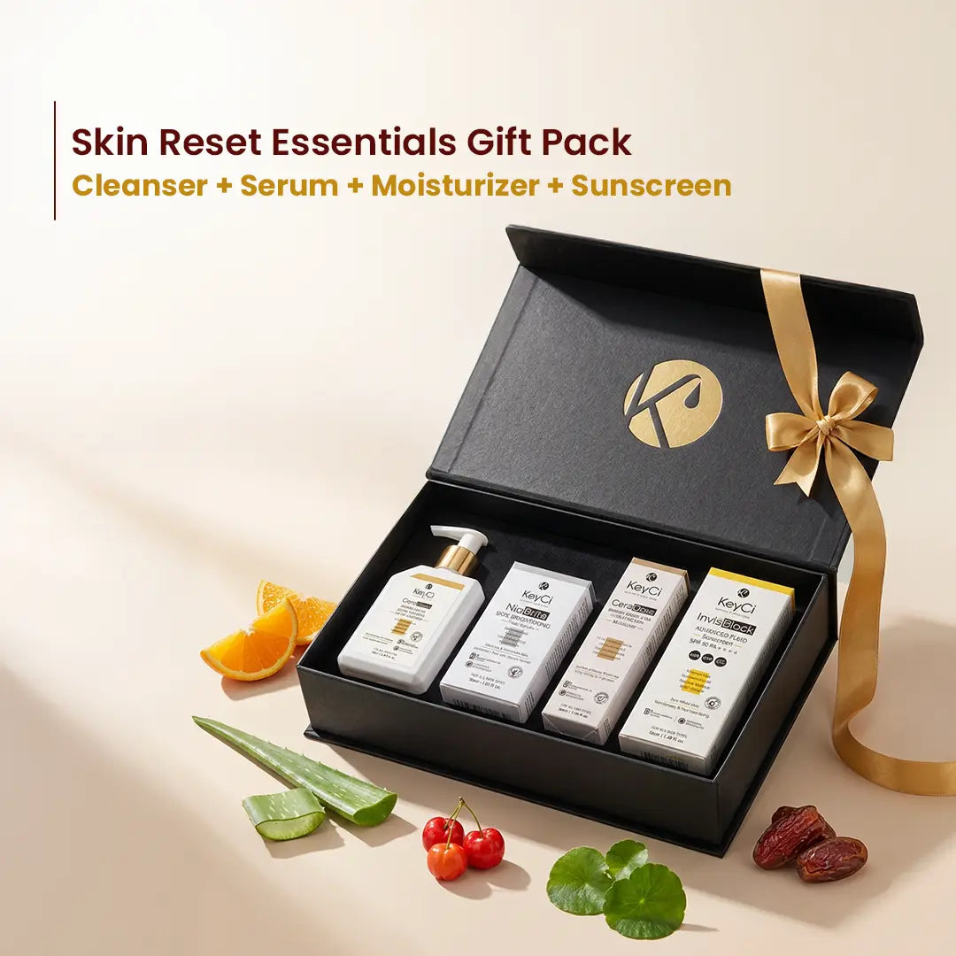The Perfect Diwali Gift for The Skincare Addict: My Experience with the KeyCi Skin Reset Essentials Gift Pack
